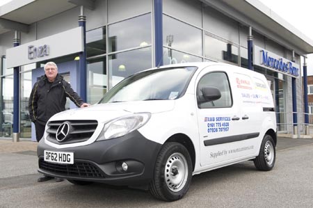 Pressure washer company cleans up in Mercedes Citan completion