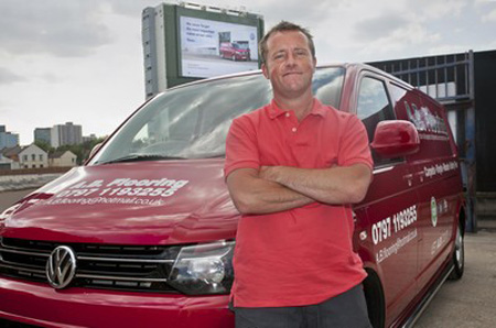 Volkswagen Transporter owner Andy is going up in the world