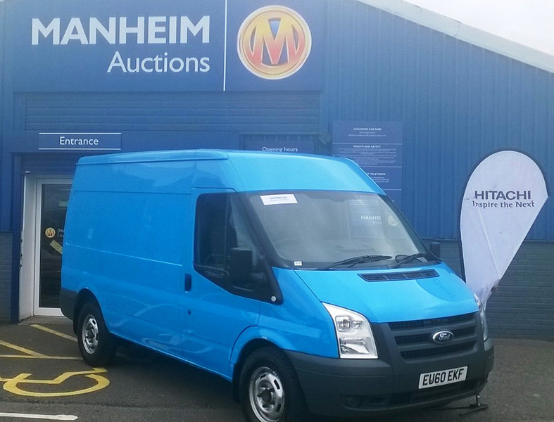 Hitachi Capital donates 2010 Ford Transit to Manheim