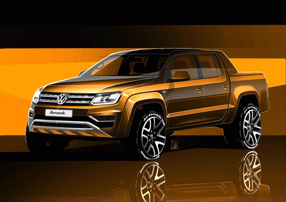 Amarok sketch front 01