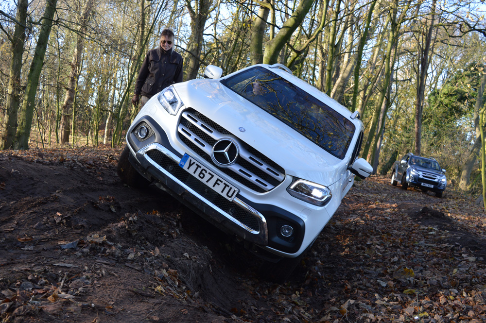 Mercedes x class award testing